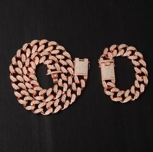 Brand new hip hop chain with bracelet